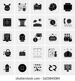 25 Universal Icons Vector illustration