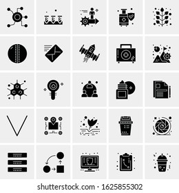 25 Universal Icons Vector illustration
