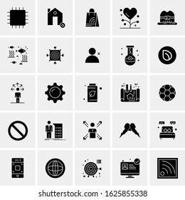 25 Universal Icons Vector illustration