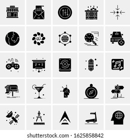 25 Universal Icons Vector illustration