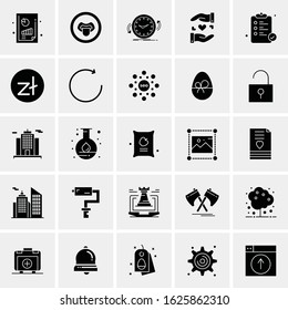 25 Universal Icons Vector illustration