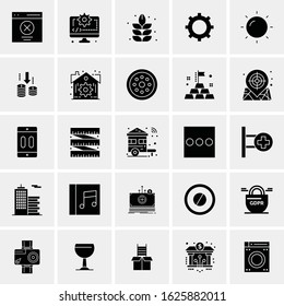 25 Universal Icons Vector illustration
