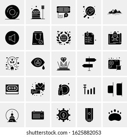 25 Universal Icons Vector illustration