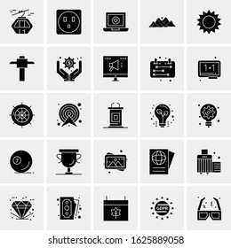 25 Universal Icons Vector illustration