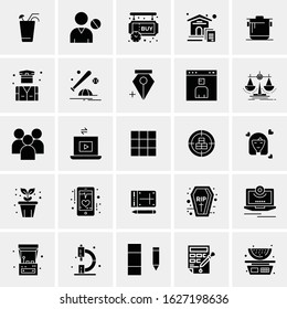 25 Universal Icons Vector illustration