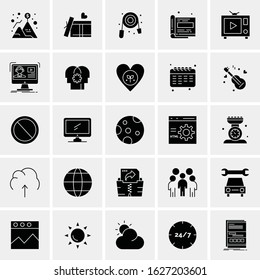 25 Universal Icons Vector illustration