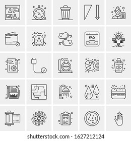 25 Universal Icons Vector illustration