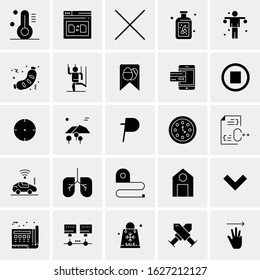 25 Universal Icons Vector illustration