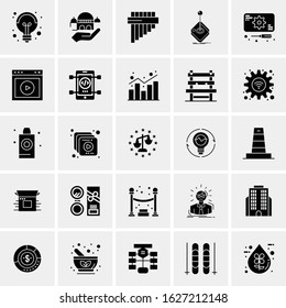25 Universal Icons Vector illustration
