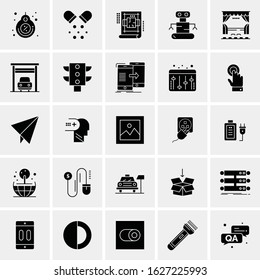 25 Universal Icons Vector illustration