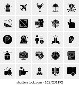 25 Universal Icons Vector illustration