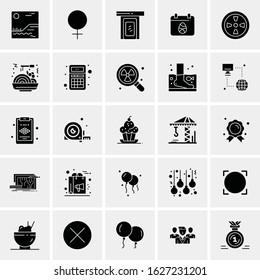 25 Universal Icons Vector illustration