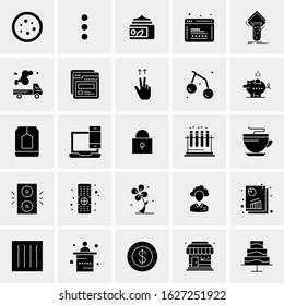 25 Universal Icons Vector illustration