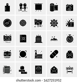 25 Universal Icons Vector illustration
