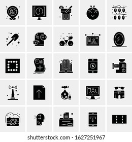 25 Universal Icons Vector illustration