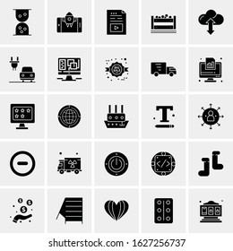 25 Universal Icons Vector illustration