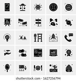 25 Universal Icons Vector illustration