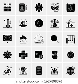 25 Universal Icons Vector illustration