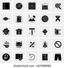 25 Universal Icons Vector illustration