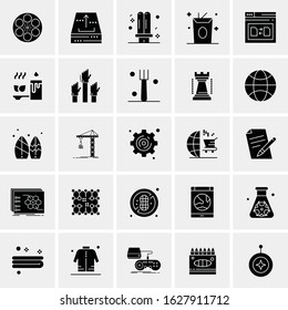 25 Universal Icons Vector illustration