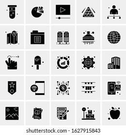 25 Universal Icons Vector illustration