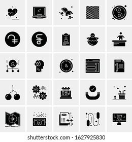 25 Universal Icons Vector illustration