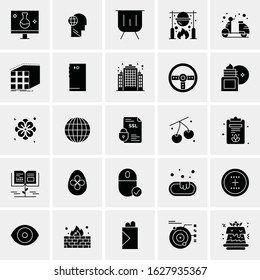 25 Universal Icons Vector illustration