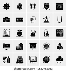 25 Universal Icons Vector illustration