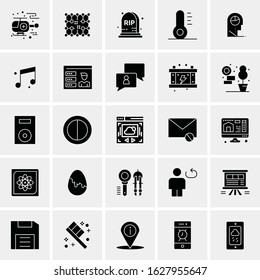 25 Universal Icons Vector illustration
