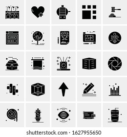 25 Universal Icons Vector illustration