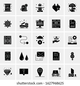 25 Universal Icons Vector illustration