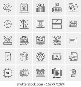 25 Universal Icons Vector illustration