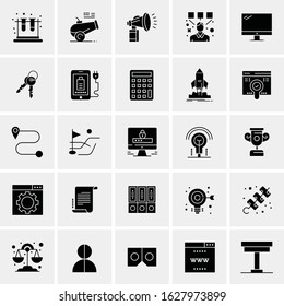 25 Universal Icons Vector illustration