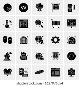 25 Universal Icons Vector illustration