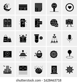 25 Universal Icons Vector illustration