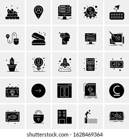 25 Universal Icons Vector illustration
