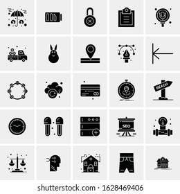 25 Universal Icons Vector illustration