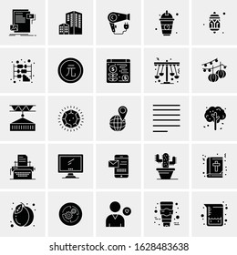 25 Universal Icons Vector illustration