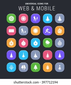 25 universal icons for web and mobile