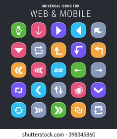 25 universal icons for website and app