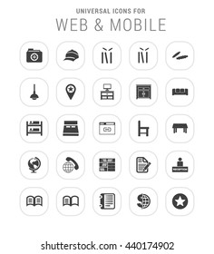 25 Universal web and mobile icon set.