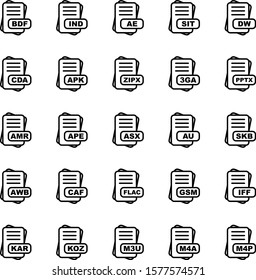 25 User interface Icon set File Format for web and mobile applications
