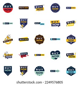 25 Versatile Typographic Banners for promoting buying across platforms