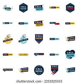 25 Versatile Typographic Banners for promoting calls across platforms
