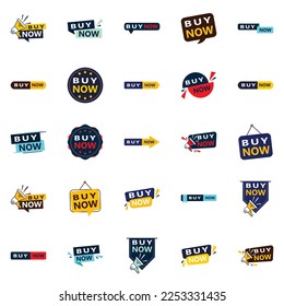 25 Versatile Typographic Banners for promoting buying in different contexts