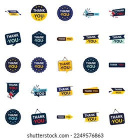 25 Versatile Vector Designs to Thank Your Audience