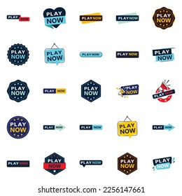 25 Vibrant Play Now Banners to Help You Stand Out