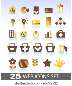 25 web icons set