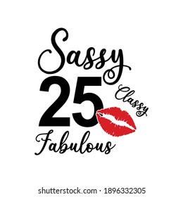 25 year White Background, Invitation or Poster Template, Vector Graphic for Banners, Flyers or Social Media Use,EPS.10