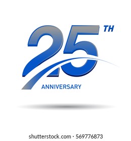 25 Years Anniversary Celebration Design.